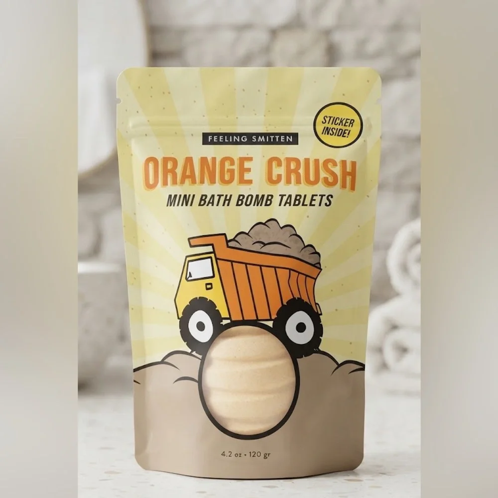 Feeling Smitten Orange Crush Mini Bath Bomb Tablets